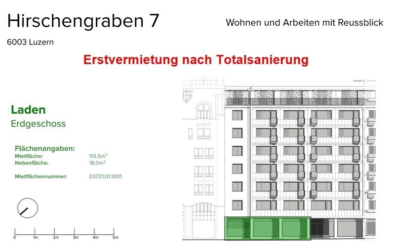 Foto 1 di Hirschengraben 7, Luzern