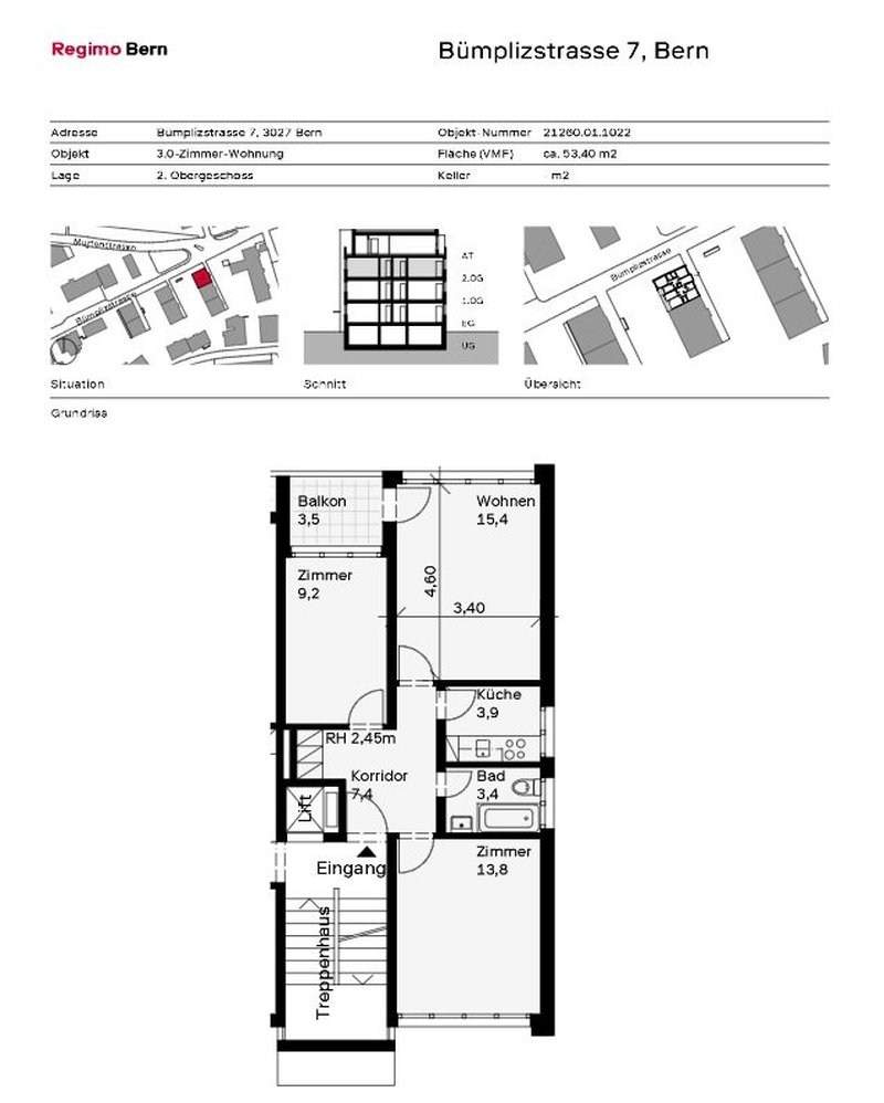 Foto 4 von Bümplizstrasse 7, Bern
