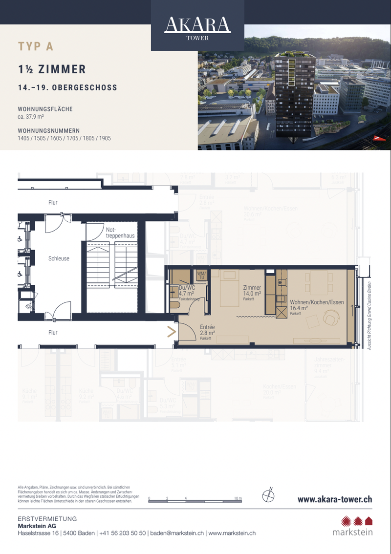 Foto 3 di Brown Boveri Platz 4, Baden
