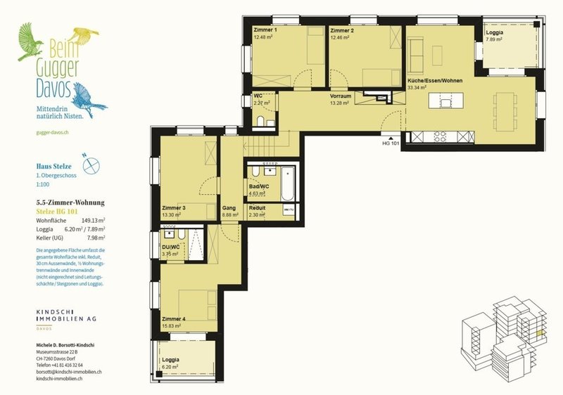 Foto 6 von Guggerbachstrasse 5a, Haus Stelze, Davos